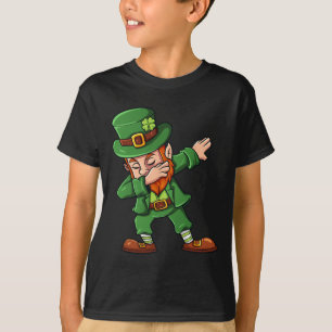 T-shirt Jour de la Saint Patrick Dabbing Leprechaun Irland