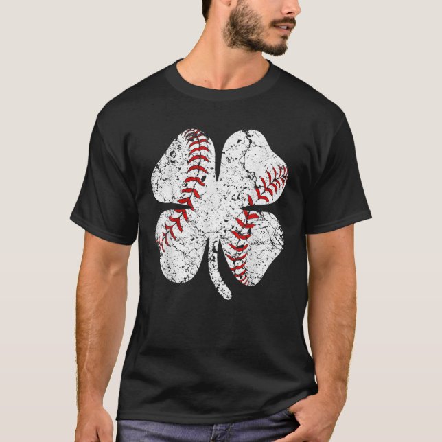 T-shirt Jour de la Saint Patrick de baseball garçons homme (Devant)