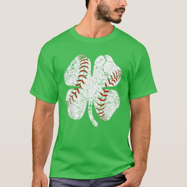 T-shirt Jour de la Saint Patrick de baseball garçons homme (Devant)