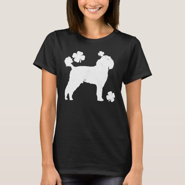 T-shirt Jour de la Saint Patrick de caniche (Devant)