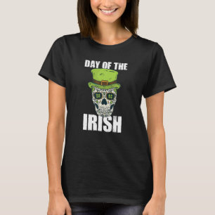 T-shirt Jour de la Saint Patrick De Crâne Sucre Des Irland