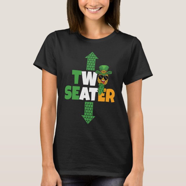 T-shirt Jour de la Saint Patrick Deux Sièges À L'Arrière D (Devant)
