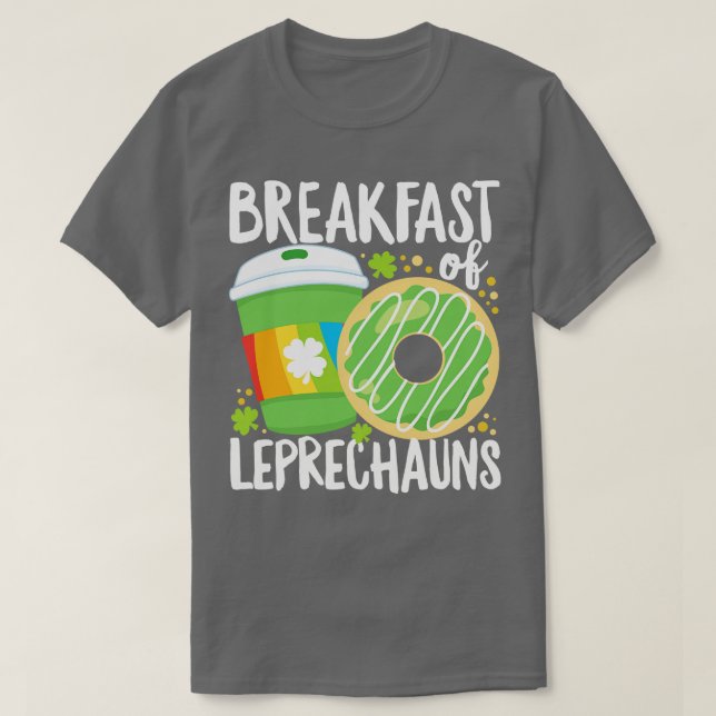 T-shirt Jour de la Saint Patrick Drôle Petit déjeuner de s (Design devant)