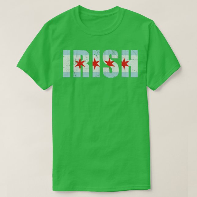 T-shirt Jour de la Saint Patrick du drapeau irlandais de C (Design devant)