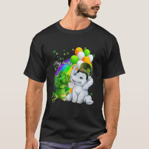 T-shirt Jour de la Saint Patrick Eléphant mignon Restez Sh