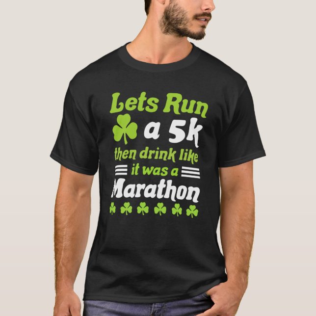T-shirt Jour de la Saint Patrick en cours d'exécution, fai (Devant)