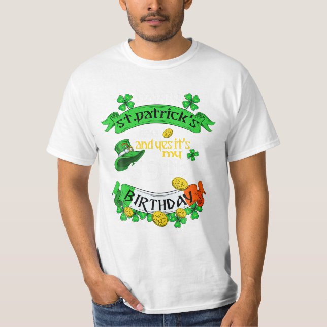 T-shirt Jour de la Saint Patrick Et Oui (Devant)