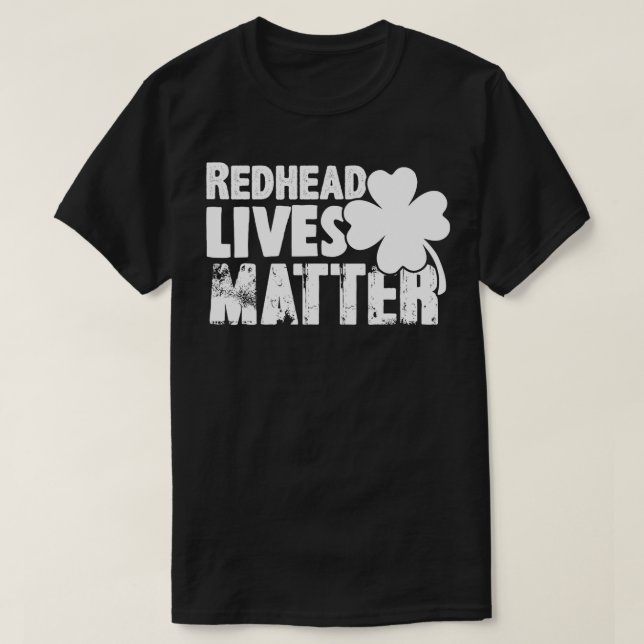 T-shirt Jour de la Saint Patrick festif amusant de Redhead (Design devant)