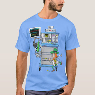 T-shirt Jour de la Saint Patrick Festif Leprechaun Anesthe