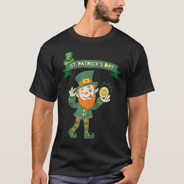 T-shirt Jour de la Saint-Patrick Fête Bière Boisson Soirée (Devant)