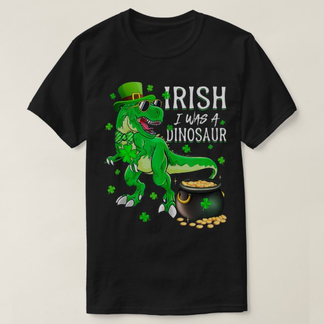 T-shirt Jour de la Saint Patrick Garçons Enfants Hommes Ir (Design devant)