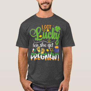 T-shirt Jour de la Saint Patrick Grossesse Faire-part J'Ai