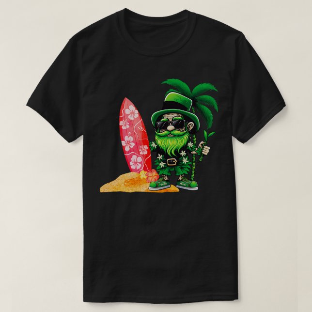 T-shirt Jour de la Saint Patrick hawaïen (Design devant)