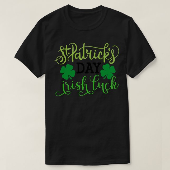 T-shirt Jour de la Saint Patrick Irish Luch (Design devant)