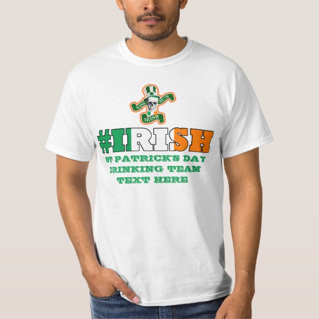 T-shirt Jour de la Saint Patrick irlandais (Devant)