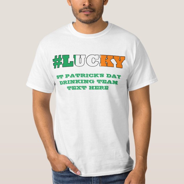 T-shirt Jour de la Saint Patrick irlandais (Devant)