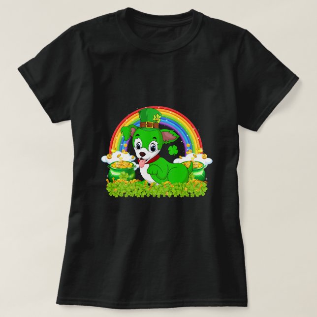 T-shirt Jour de la Saint Patrick irlandais de Boston Terri (Design devant)