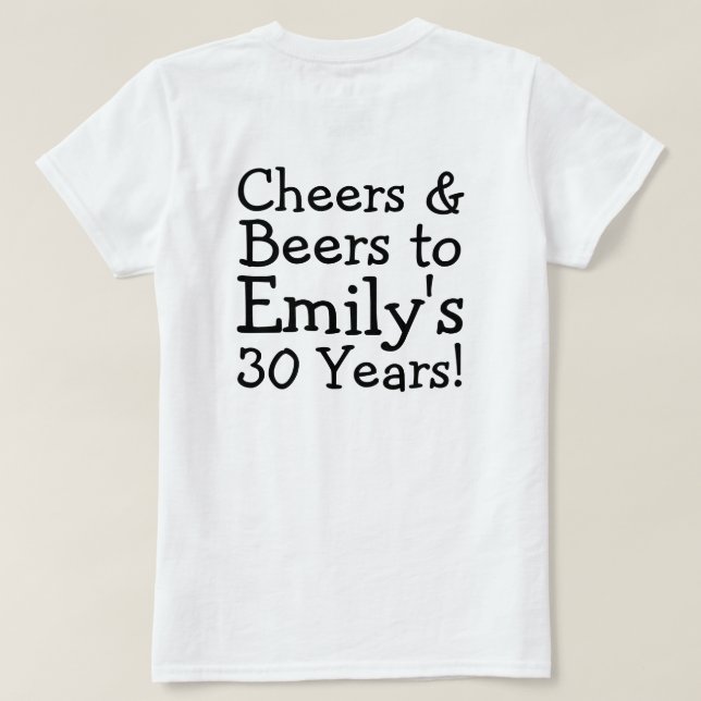 T-shirt Jour de la Saint Patrick irlandais Jig, Tête encad (Design dos)