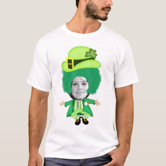 T-shirt Jour de la Saint Patrick irlandais Jig, Tête encad