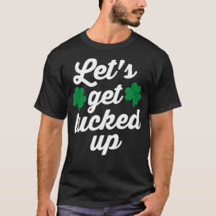 T-shirt Jour de la Saint Patrick Irlandais Se Laissons Dé