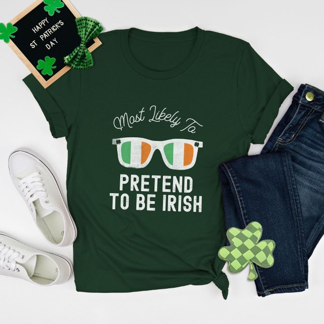 T-shirt Jour de la Saint Patrick le plus susceptible de co (Créateur téléchargé)