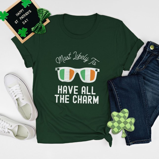 T-shirt Jour de la Saint Patrick le plus susceptible de co (Créateur téléchargé)