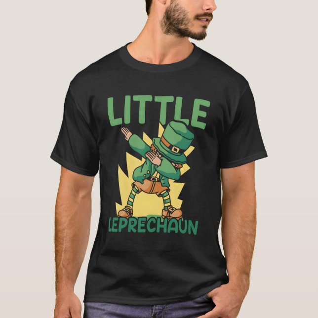 T-shirt Jour de la Saint Patrick Leprechaun Shamrock Paddy (Devant)