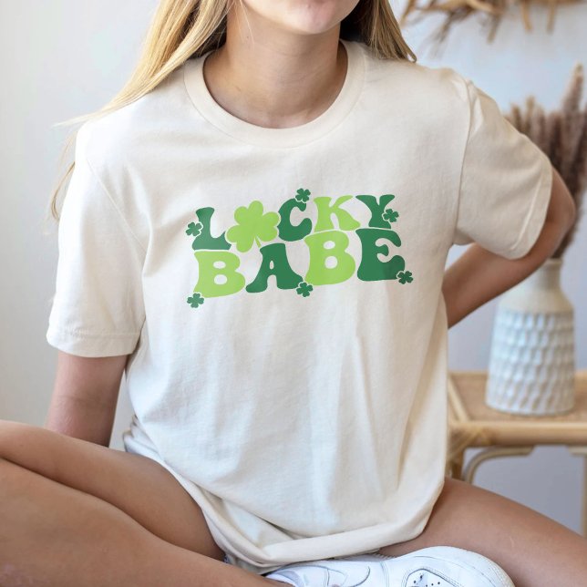 T-shirt Jour de la Saint Patrick Lucky Babe (Créateur téléchargé)