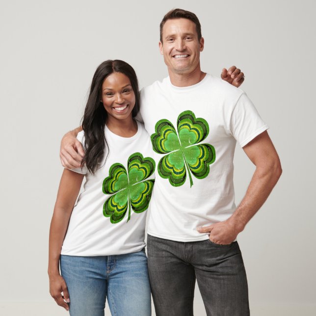 T-shirt Jour de la Saint Patrick Lucky Clover (Unisexe)
