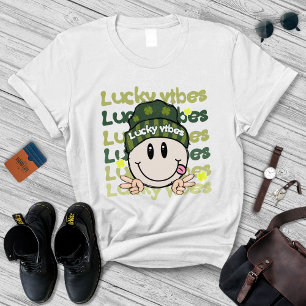 T-shirt Jour de la Saint Patrick, Lucky Vibes