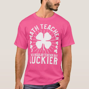 T-shirt Jour de la Saint Patrick Math Enseignant Funny Sch