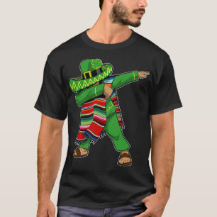 T-shirt Jour de la Saint Patrick Mexicain Irlandais Dabbin