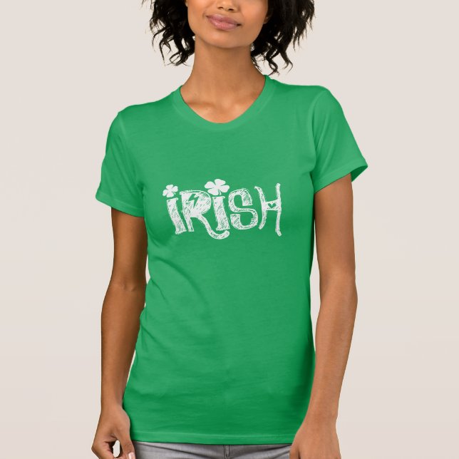 T-shirt Jour de la Saint Patrick mignon pour les femmes |  (Devant)