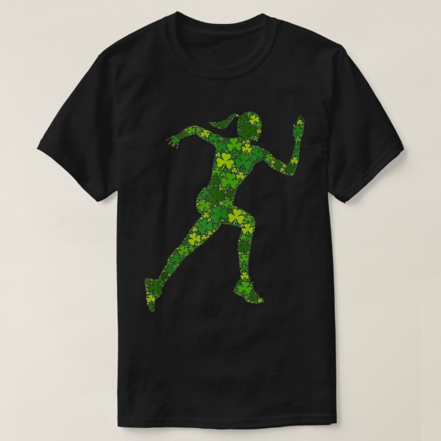 T-shirt Jour de la Saint Patrick Shamrock Clover Gymnase F (Design devant)