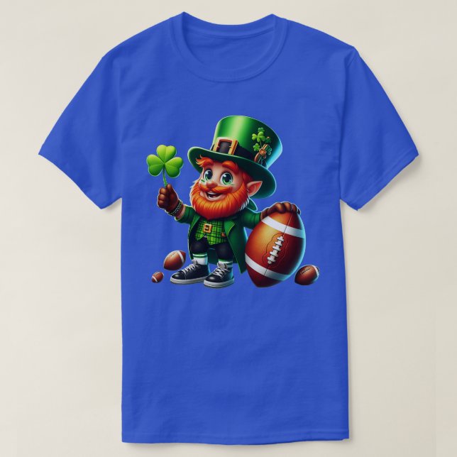 T-shirt Jour de la Saint Patrick shamrock irlandais (Design devant)