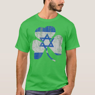 T-shirt Jour de la Saint Patrick Shamrock juif irlandais