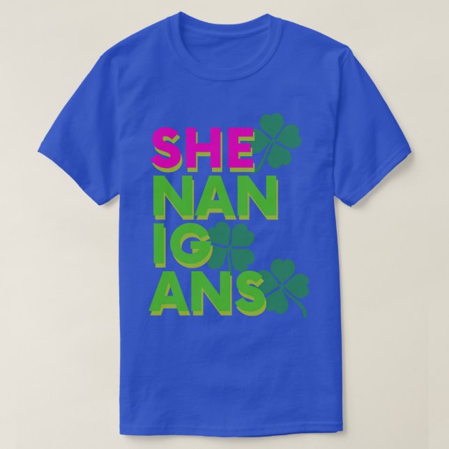 T-shirt Jour de la Saint Patrick Shenanigans 1 (Design devant)