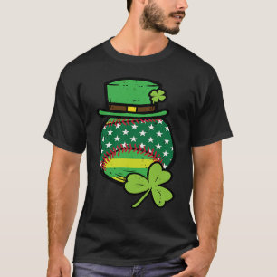 T-shirt Jour de la Saint Patrick Softball Saint Paddys Pat