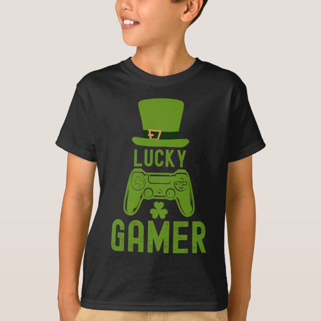 T-shirt Jour de la Saint Patrick Tee Shamrock St Patrick L (Devant)