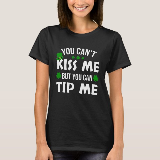 T-shirt Jour de la Saint Patrick Waitress Bartender Waiter (Devant)