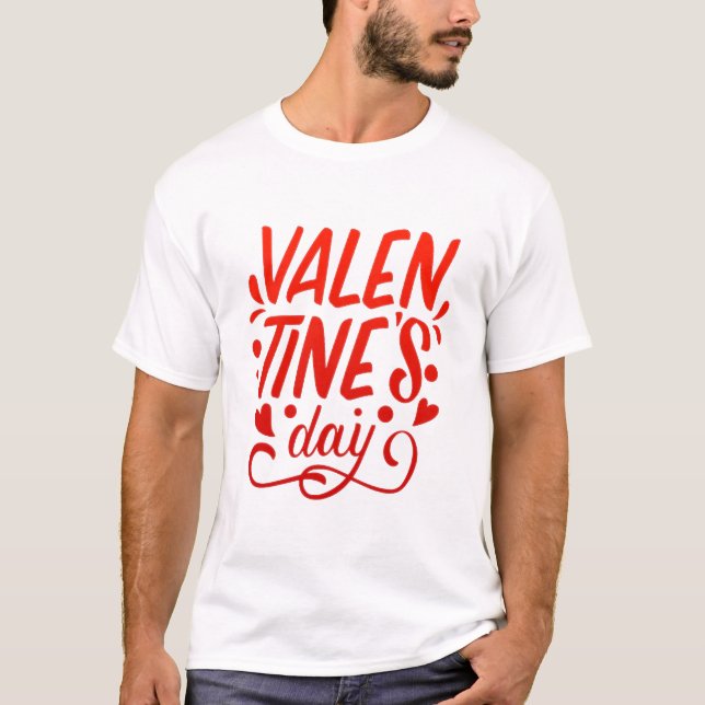T-shirt Jour de la Saint Valentin (Devant)
