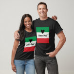 T-shirt Jour de la Sauce Coeur du Drapeau Italien<br><div class="desc">Célébrez une tradition italienne avec ce tee-shirt à la sauce. Parfait pour garder des souvenirs de la cuisine italienne,  il fera un grand souvenir pour les années à venir.</div>