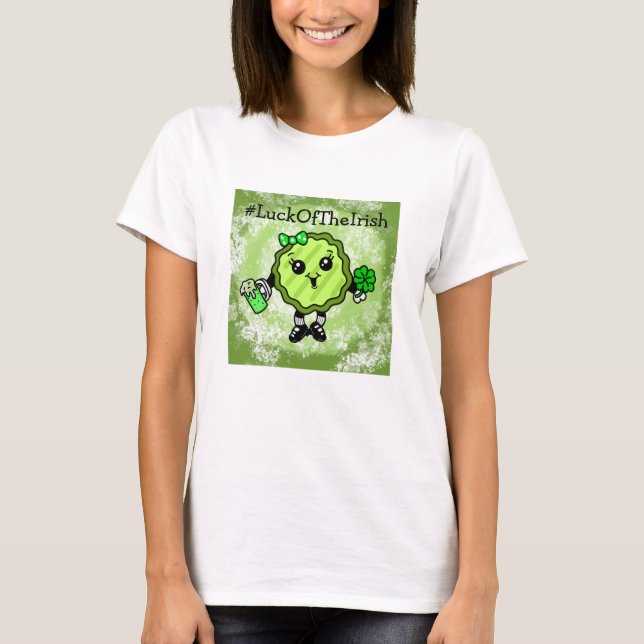 T-shirt Jour de la St Patrick Pickle | Vacances (Devant)