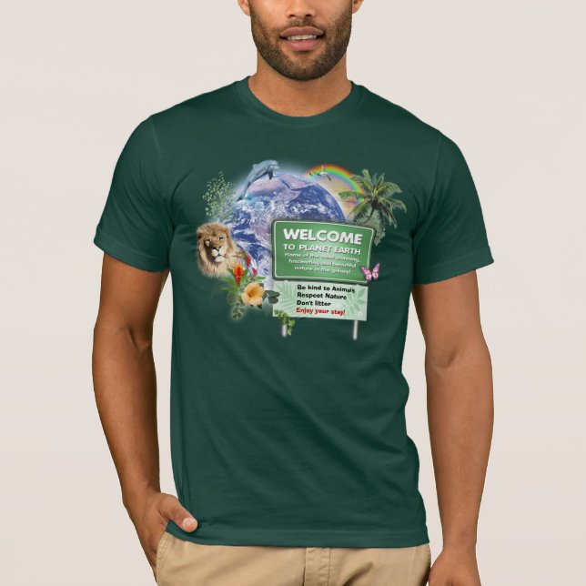 T-shirt Jour de la Terre 🌐 (Devant)