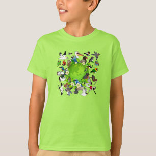 T-shirt Jour de la terre de Birdorable
