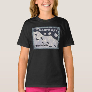 T-shirt Jour de la Terre - Empreintes carbone