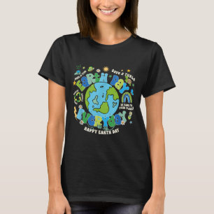 T-shirt Jour de la Terre tous les jours sauvez la planète