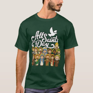 T-shirt Jour de la Toussaint Catholique St Joseph Marie Th