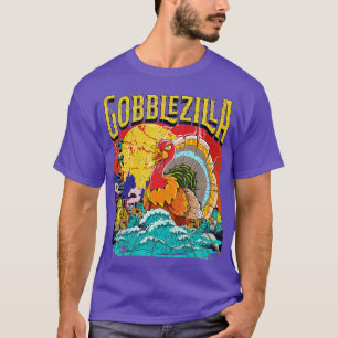 T-shirt Jour de la Turquie Thanksgiving Gobblezilla 1