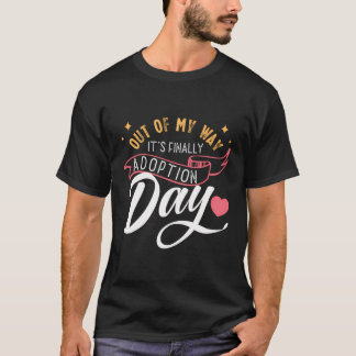 T-shirt Jour de l'adoption humoristique paroles Enfants ad